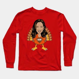 Not A Turkey - Kamala Harris Disguise Long Sleeve T-Shirt